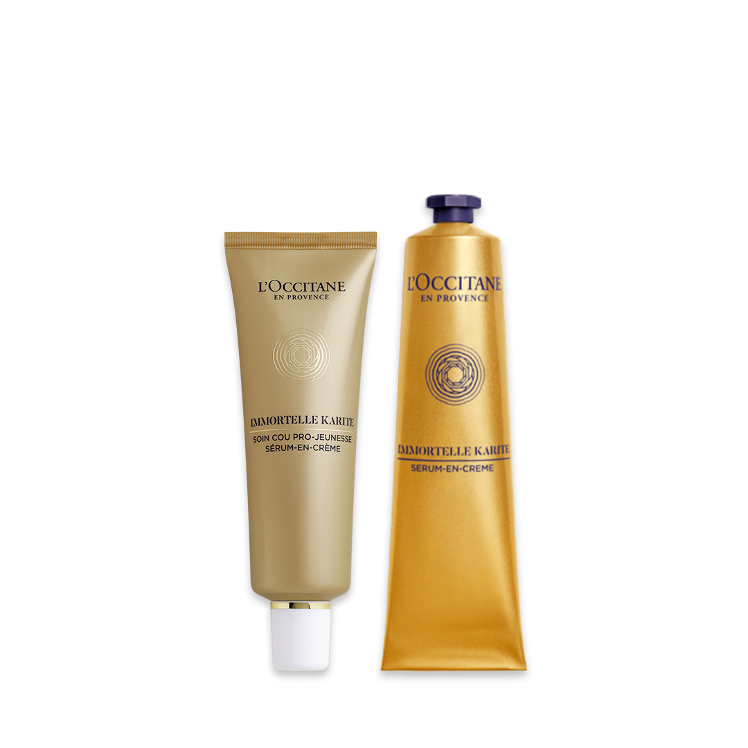 Cuidados Antissinais com Immortelle Karité